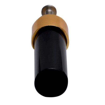 Black Golden Cylinder Glass Cabinet knobs